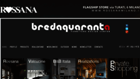 What Bredaquaranta.it website looked like in 2018 (5 years ago)