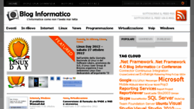 What Bloginformatico.net website looked like in 2018 (5 years ago)