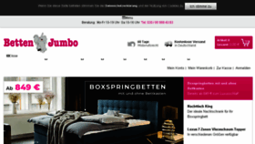 What Bettenjumbo.de website looked like in 2018 (5 years ago)