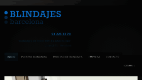 What Blindajesbarcelona.com website looked like in 2018 (5 years ago)