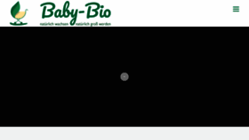 What Baby-bio.com website looked like in 2018 (5 years ago)