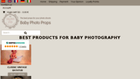 What Babyphotoprops.eu website looked like in 2018 (5 years ago)