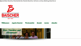 What Baischer.at website looked like in 2018 (5 years ago)