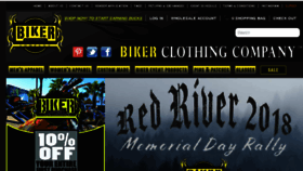 What Bikerclothingcompany.com website looked like in 2018 (5 years ago)