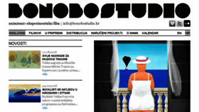 What Bonobostudio.hr website looked like in 2018 (7 years ago)