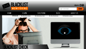 What Blacklistmonitoring.com website looked like in 2018 (5 years ago)