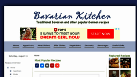 What Bavariankitchen.com website looked like in 2018 (5 years ago)