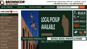 What Browncor.com website looked like in 2018 (5 years ago)