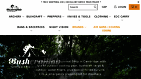 What Bushcraftlab.co.uk website looked like in 2018 (5 years ago)
