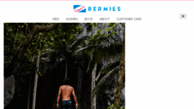 What Bermies.com website looked like in 2018 (5 years ago)