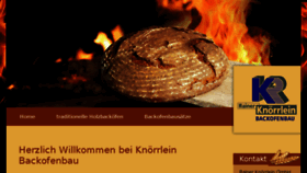 What Backofen.de website looked like in 2018 (5 years ago)