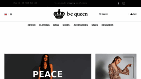 What Bequeenboutique.com website looked like in 2018 (5 years ago)