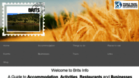 What Brits-info.co.za website looked like in 2018 (5 years ago)