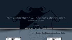 What Britishinternationalcollege.co.za website looked like in 2018 (5 years ago)