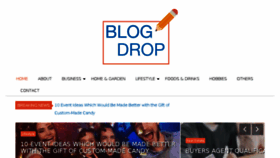 What Blogdrop.org website looked like in 2018 (5 years ago)