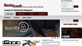 What Banksouthbizonline.org website looked like in 2018 (5 years ago)
