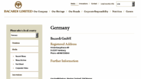 What Bacardi-deutschland.de website looked like in 2018 (5 years ago)