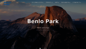 What Benlo.com website looked like in 2018 (5 years ago)