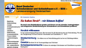 What Bds-niedersachsen.com website looked like in 2018 (5 years ago)