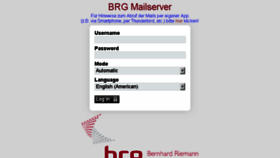 What Brgs.org website looked like in 2018 (5 years ago)