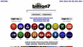 What Billion7.com website looked like in 2018 (5 years ago)