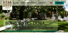 What Bohosuitesdenia.com website looked like in 2018 (5 years ago)