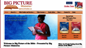 What Bigpictureofthebible.com website looked like in 2018 (5 years ago)