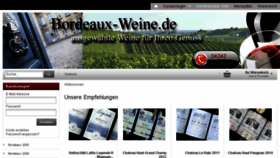 What Bordeaux-weine.de website looked like in 2018 (5 years ago)