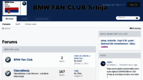 What Bmwclubserbia.com website looked like in 2018 (5 years ago)