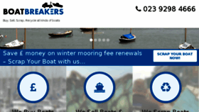 What Boatbreakers.com website looked like in 2018 (5 years ago)
