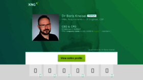 What Boriskneisel.de website looked like in 2018 (5 years ago)