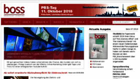 What Boss-magazin.de website looked like in 2018 (5 years ago)