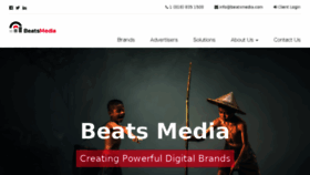 What Beatsmedia.com website looked like in 2018 (5 years ago)