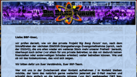 What Big-bang-forum.de website looked like in 2018 (7 years ago)