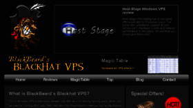 What Blackhatvps.org website looked like in 2018 (5 years ago)
