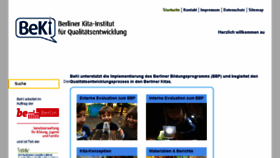 What Beki-qualitaet.de website looked like in 2018 (5 years ago)