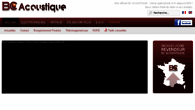 What Bc-acoustique.com website looked like in 2018 (5 years ago)