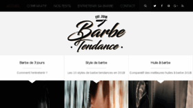 What Barbetendance.fr website looked like in 2018 (5 years ago)