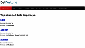 What Betfortuna88.com website looked like in 2018 (5 years ago)