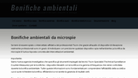 What Bonificheambientali24.it website looked like in 2018 (5 years ago)