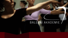 What Baletniakademie.cz website looked like in 2018 (5 years ago)