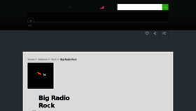 What Bigradiorock.radio.net website looked like in 2018 (5 years ago)