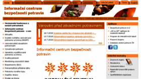 What Bezpecnostpotravin.cz website looked like in 2018 (5 years ago)