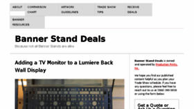 What Bannerstanddeals.com website looked like in 2018 (5 years ago)