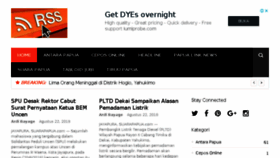 What Berita-papua.com website looked like in 2018 (5 years ago)