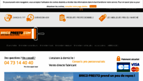 What Bricopresto.com website looked like in 2018 (5 years ago)