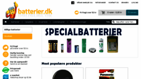 What Batterier.dk website looked like in 2018 (5 years ago)