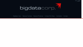 What Bigdatacorp.info website looked like in 2018 (5 years ago)