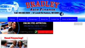 What Bradleymotors.com website looked like in 2018 (5 years ago)
