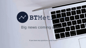 What Btmetrics.com website looked like in 2018 (5 years ago)